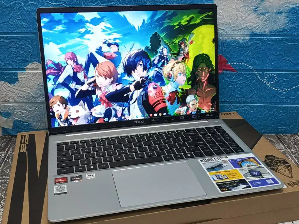 Type laptop: Tecno Megabook K16SDA Seri Gaming Fullset Bergaransi