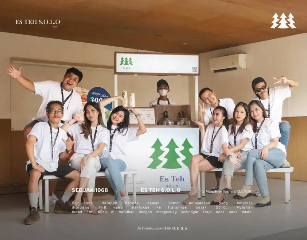 Dicari untuk jaga Es Teh Solo (Penjaga Outlet)