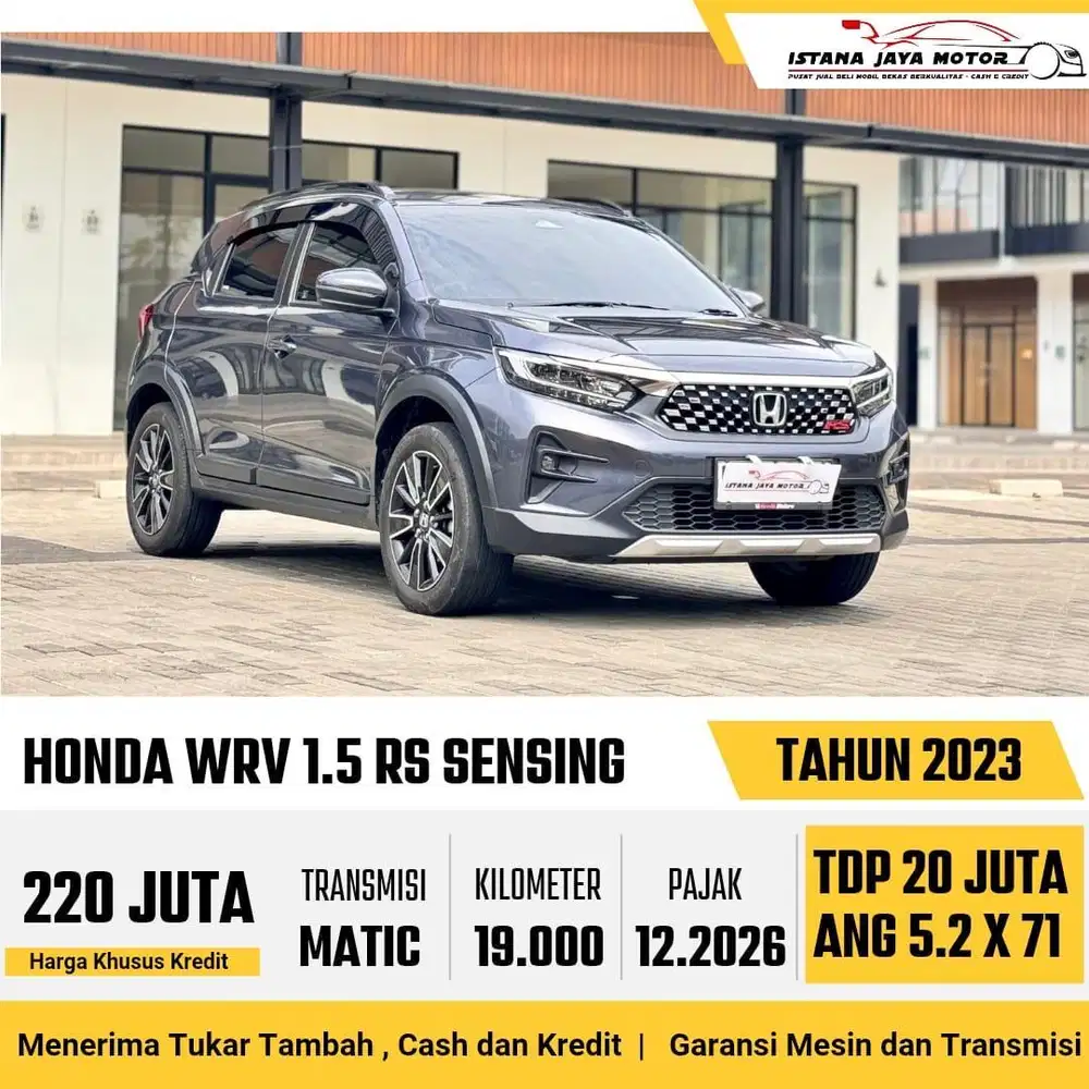 LOW KM HONDA WRV SENSING 1.5 AT 2023