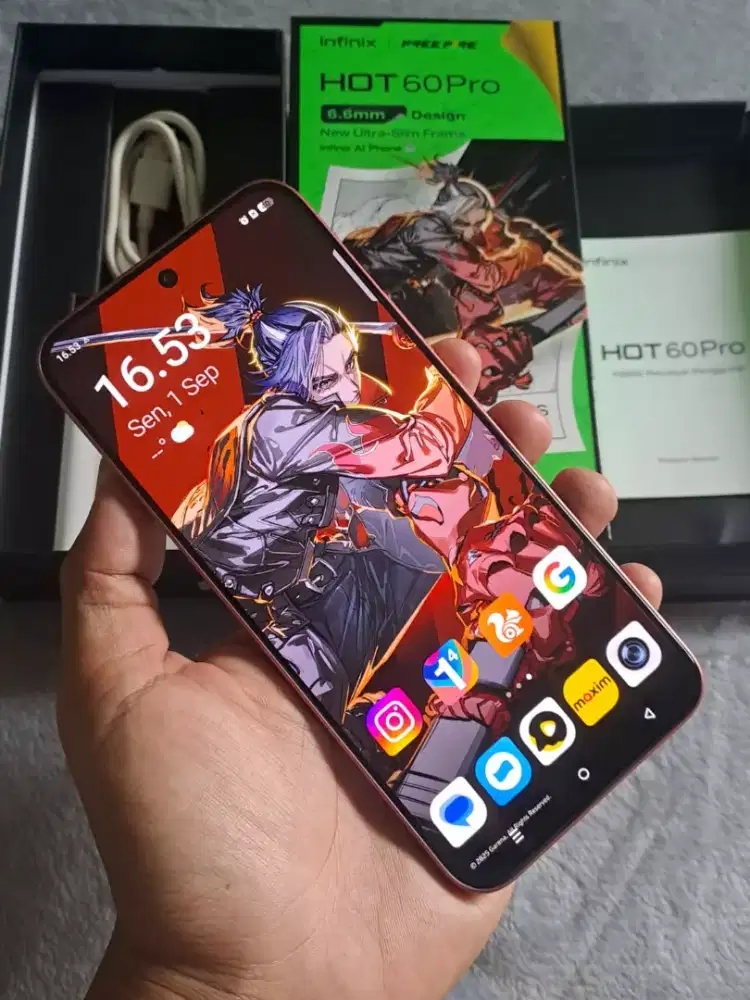 Infinix hot 60 pro 8/256 spek gaming