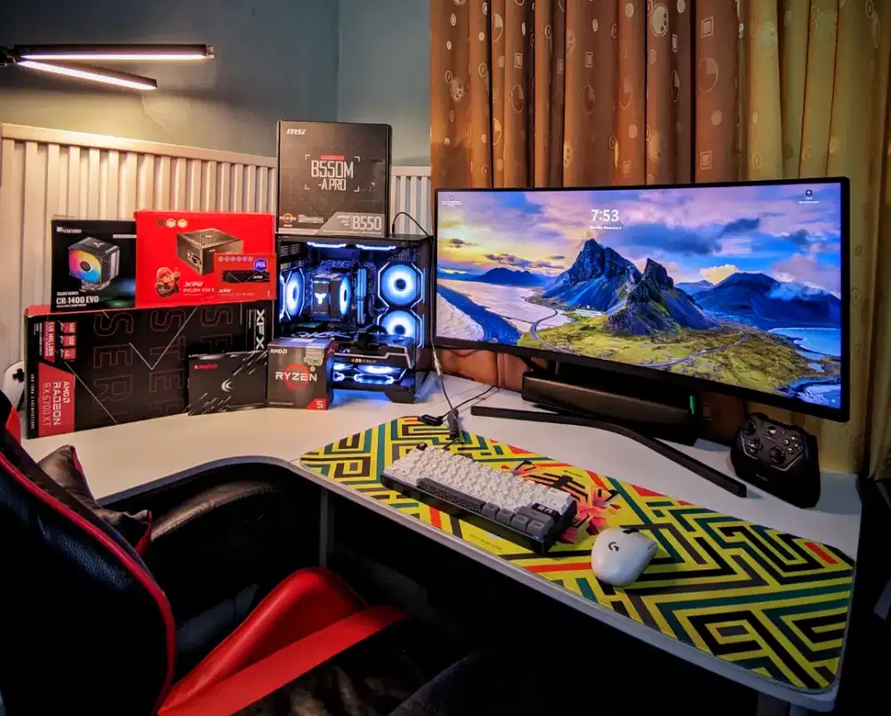 pc gaming ryzen series / rx 6700xt / ram 32gb / nvme gen4 1tb