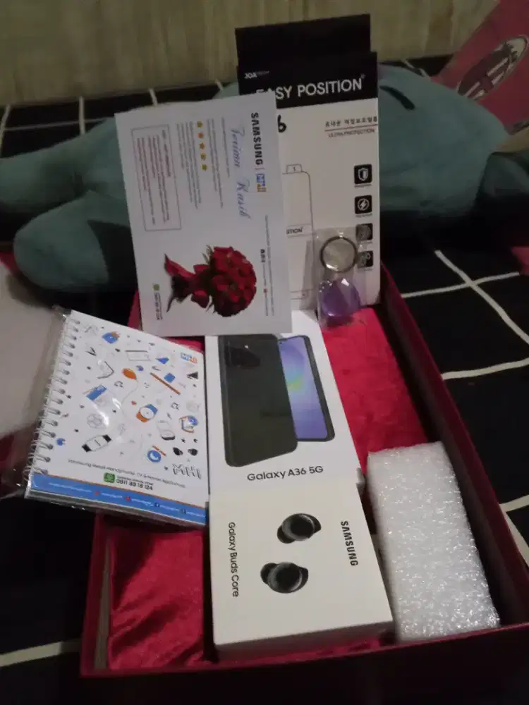 Samsung Galaxy A36 5G 8/246 GB bundling dgn headset dan tupperglass