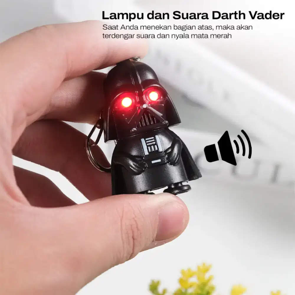 GANCI/KEYCHAIN STARWARS BISA HIDUP SUARA DAN LAMPU