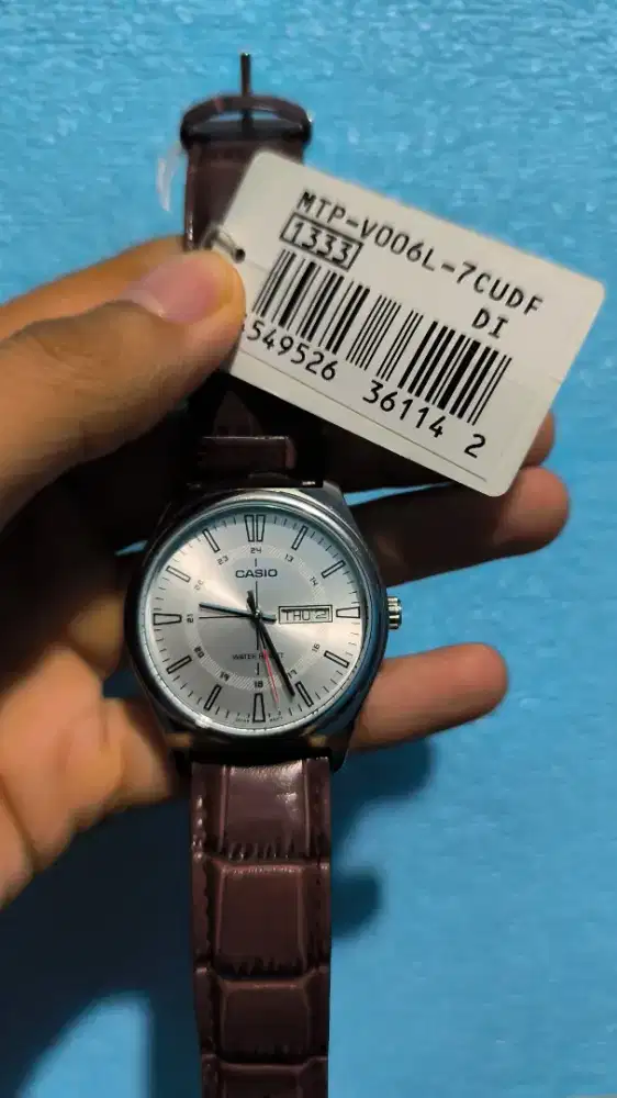 Jam Casio MTPV006L full set like new
