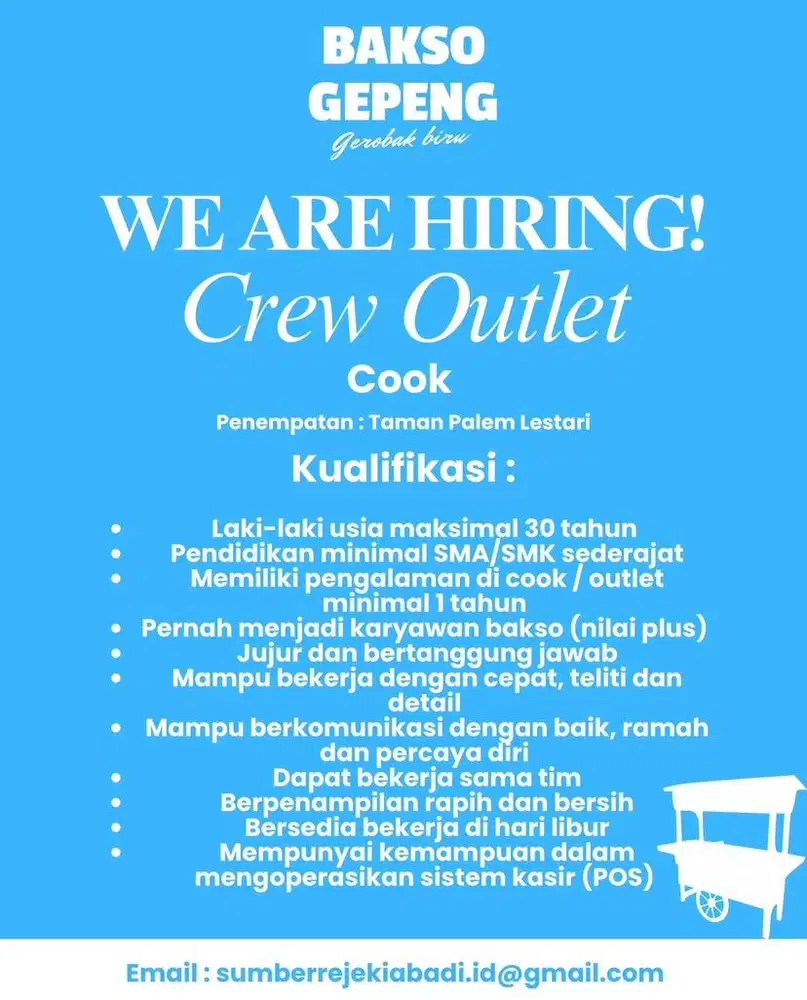 Crew outlet bakso