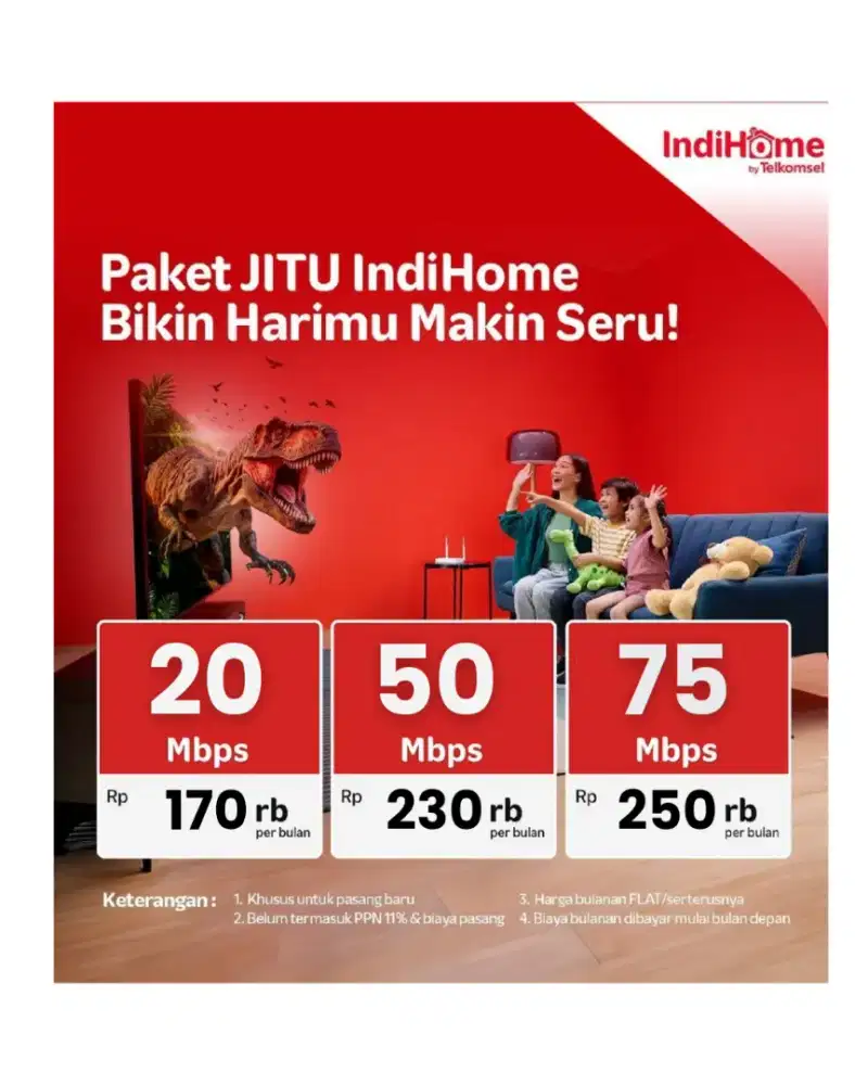 INTERNET WIFI - INDIHOME- EZNET- INDIBIZ- MODEM- PROMO - MURAH- RUMAH