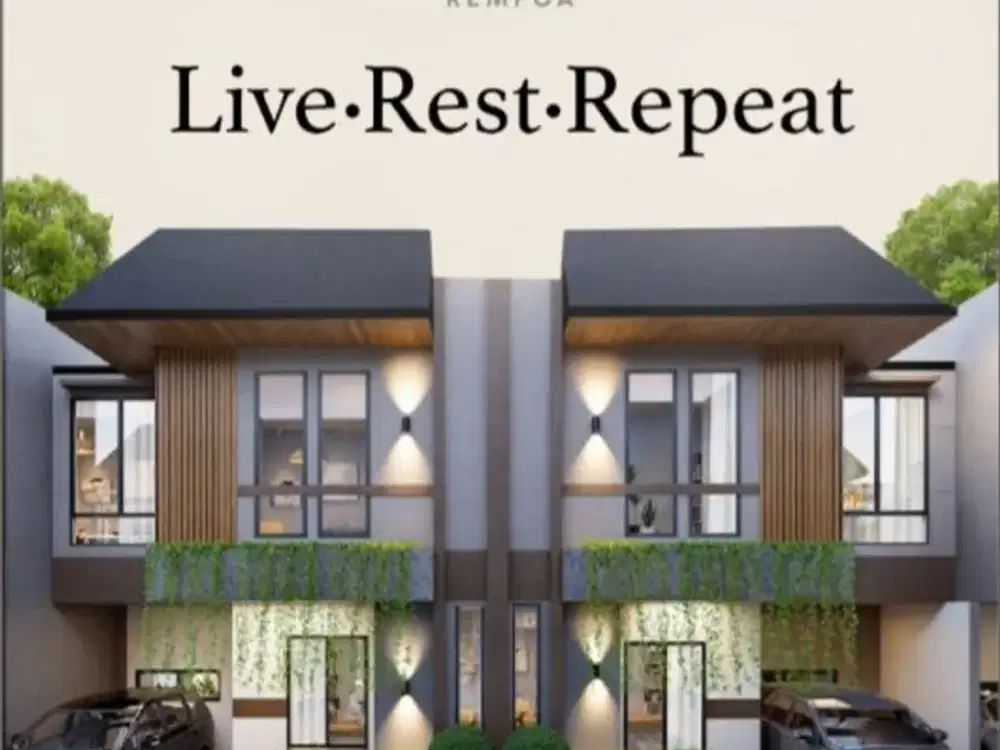 Rumah Mewah 2 Lantai Di Rempoa Ciputat Dekat Tol dan MRT Lebak Bulus