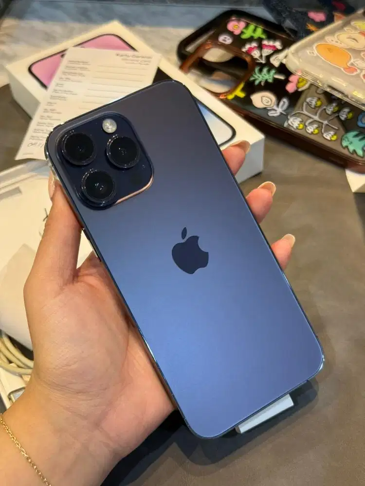 iPhone 14 ProMax 256gb ex Digimap iBox Deep Purple (LENGKAP!!)