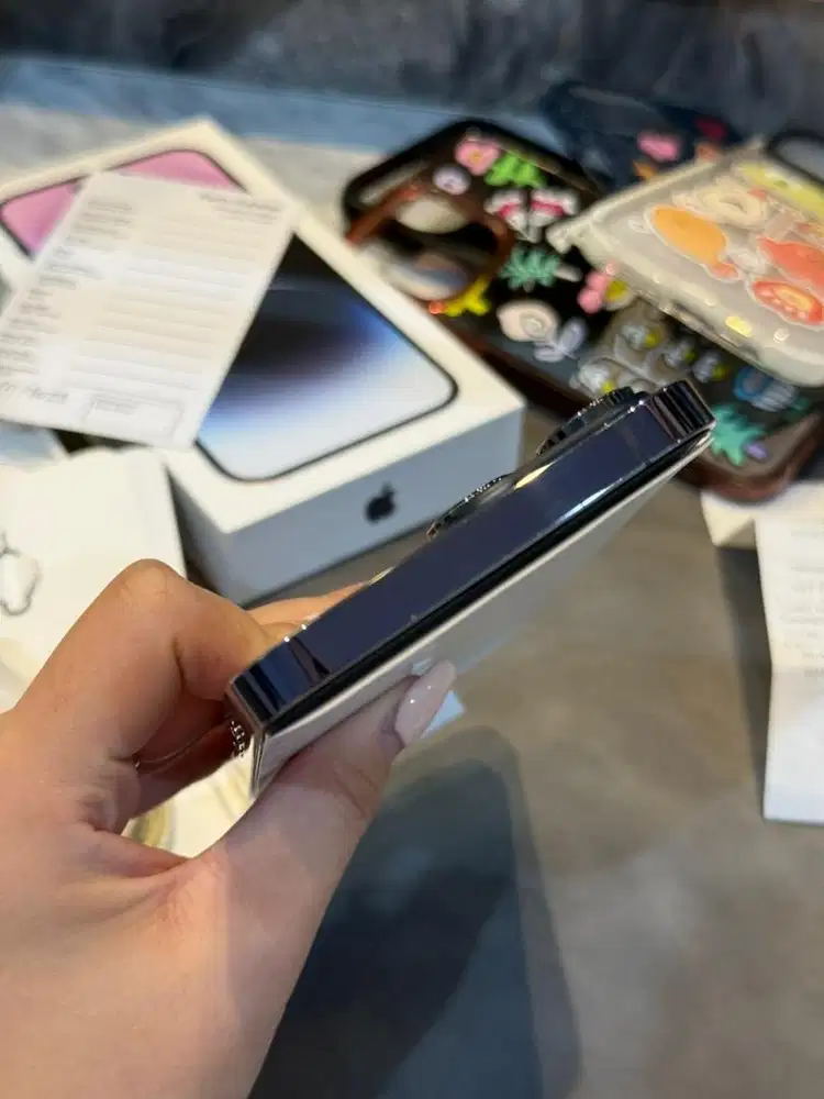 iPhone 14 ProMax 256gb ex Digimap iBox Deep Purple (LENGKAP!!)