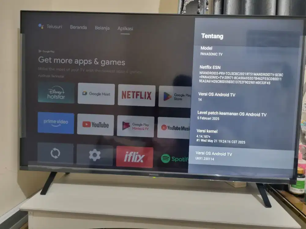 JUAL ANDROID TV PANASONIC 45 INCH