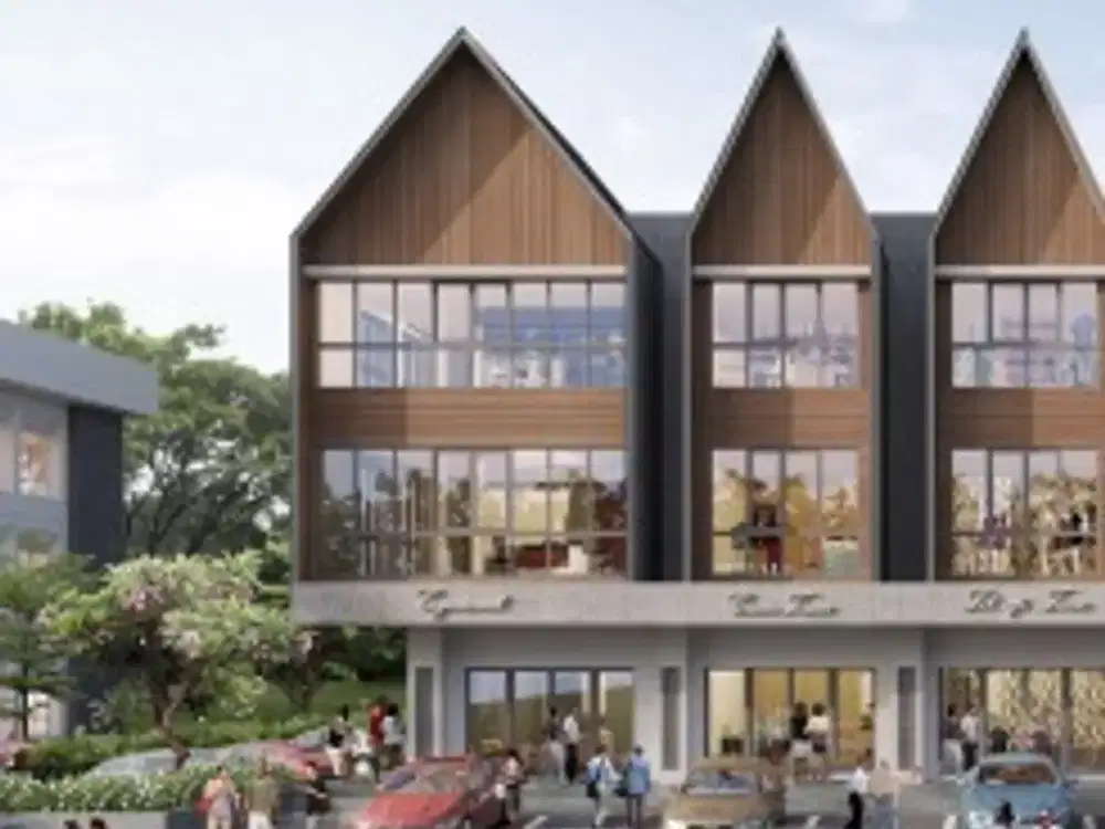 Dijual Ruko CENTERIA Duluxe Summarecon Bogor  PERDANA Hadap Jalan