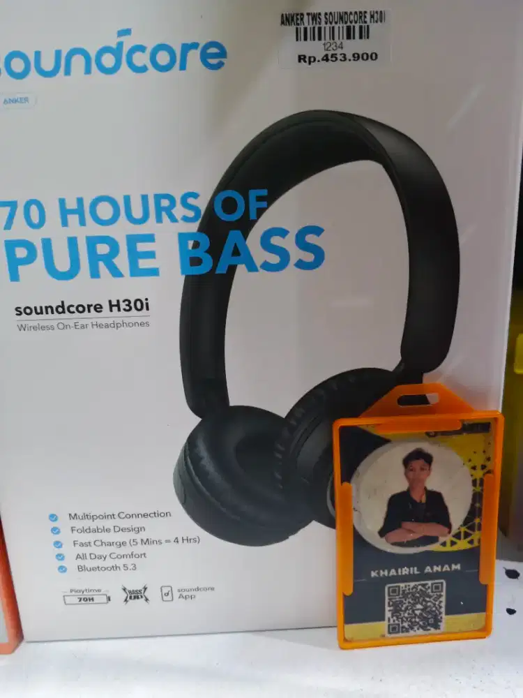 HEADPHONE ANKER SOUNDCORE H30i