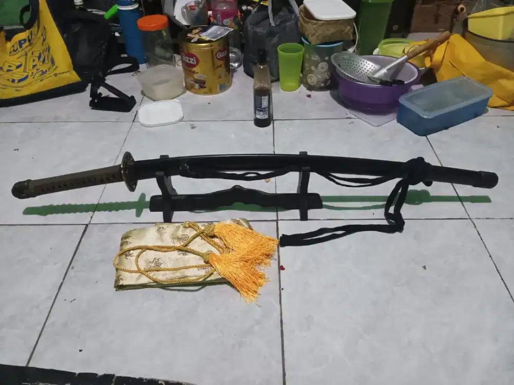 pedang katana real hamon
buatan JK (Java Katana)