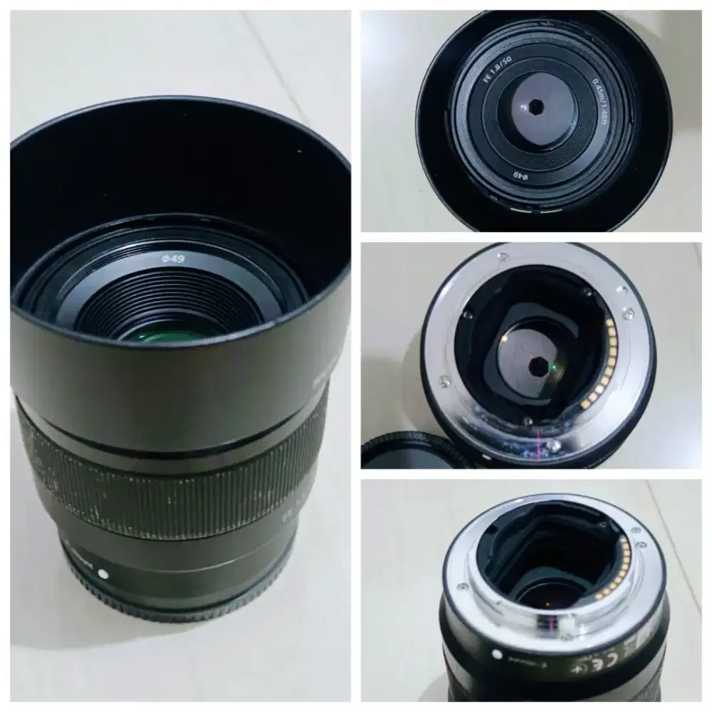 Lensa Sony fe 50mm f 1.8