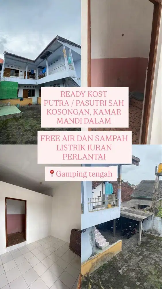 Kost Putra atau Pasutri Sah