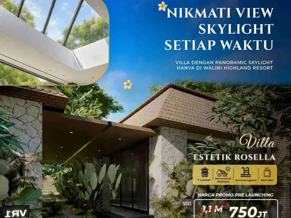 Rumah Villa Walini Highland Resort Investasi Bandung Barat Mainroad