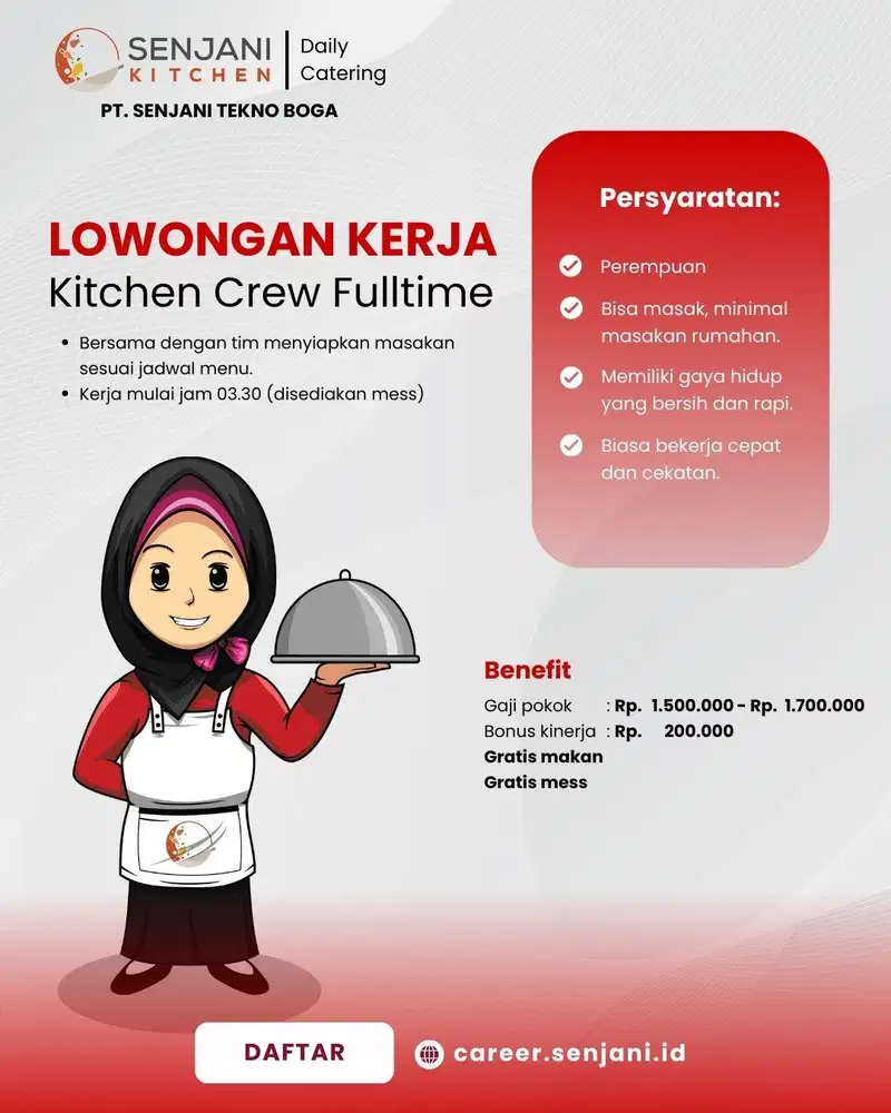 LOKER KITCHEN CREW SEMARANG