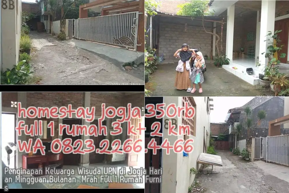 Penginapan Keluarga Wisuda UPN di Jogja Harian Mingguan Bulanan  Mrah