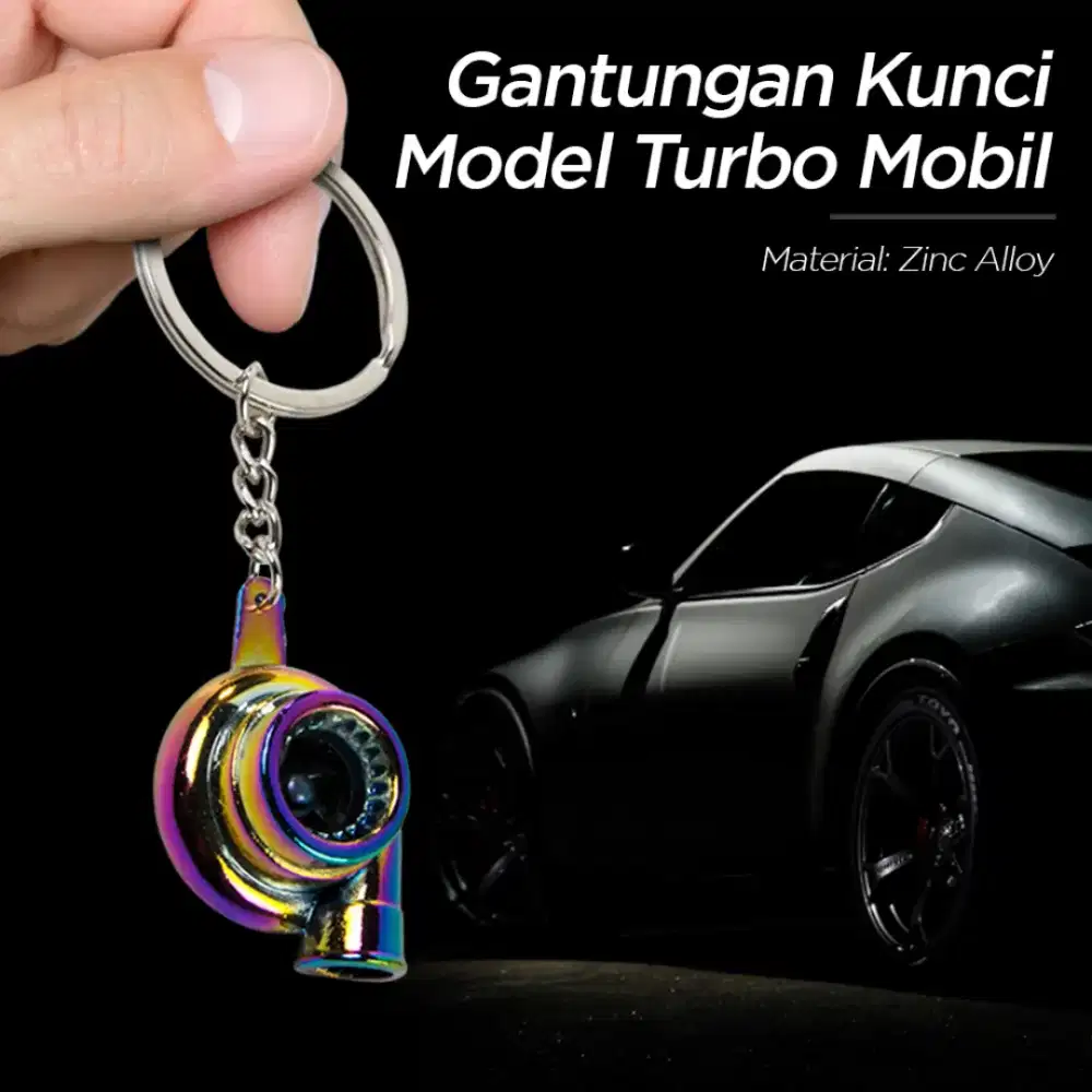 GANCI/KEYCHAIN TURBO TITANIUM