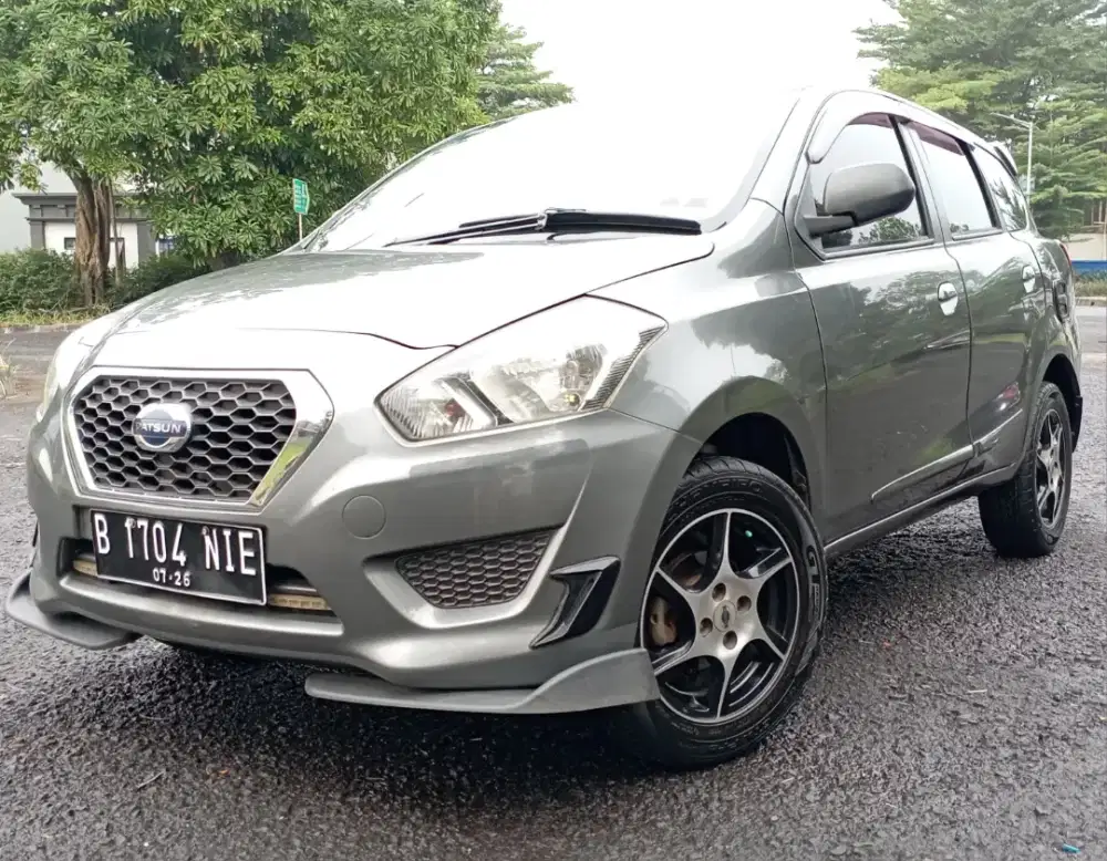 Datsun Go + Panca 1.2 T Option MT 2015 Abu2 Istimewa Sekali Siap Pakai