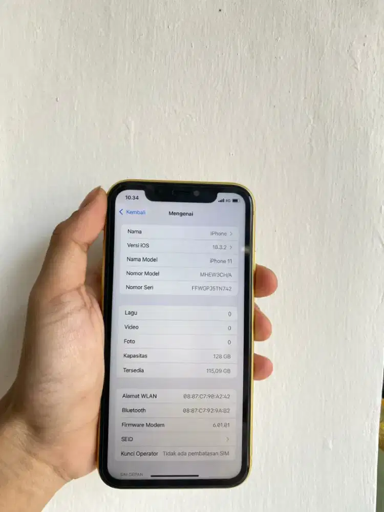 Iphone 11 internal 128 GB