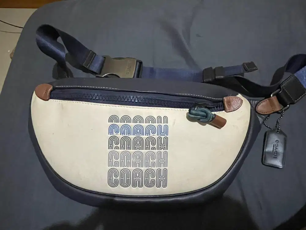 Tas tangan waist bag coach pria original