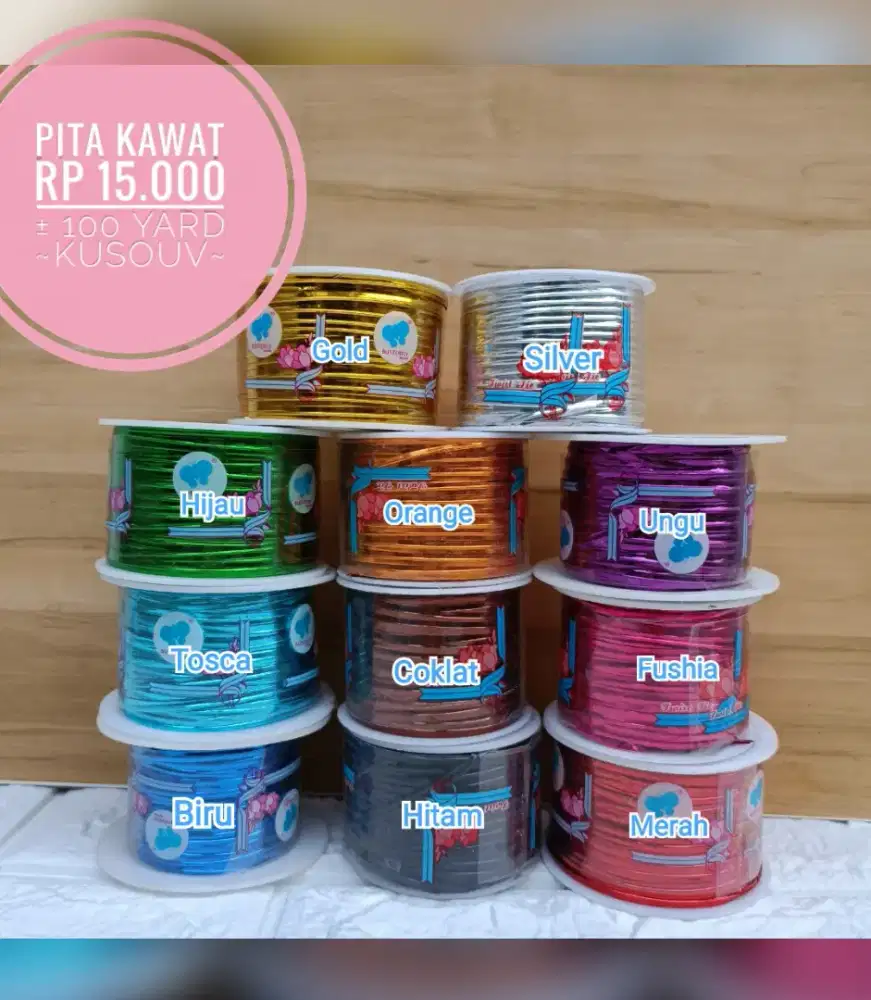 Pita Kawat Pita Ikat Souvenir