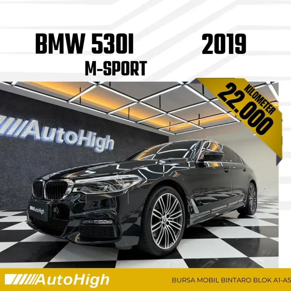 DP10% [Km22.000] 530i M-Sport 2019 Black Reg 2021 #AUTOHIGH