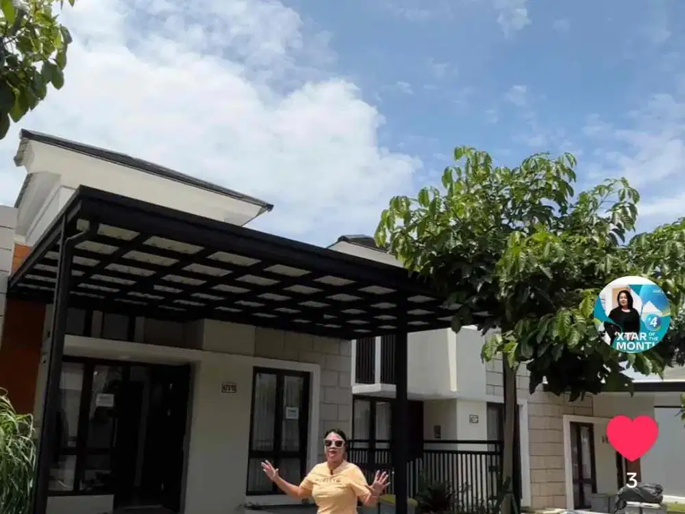 Dijual Rumah 1 lt 6 x 15 m2 di Citra Sentul  ada 2 kt 1 km semi furnished siap huni