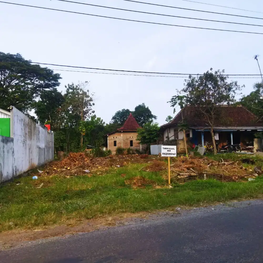 Tanah 406m SHM dekat pasar pas untuk usaha/Toko.