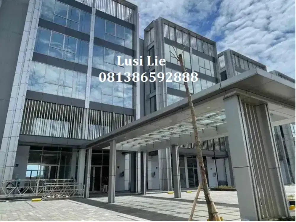Ruko gedung 6 lantai ada lift, Marina Bay Pik2