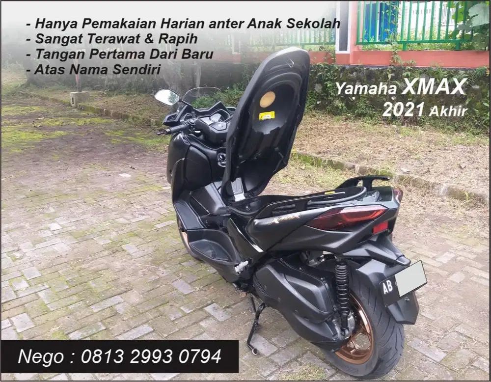 Dijual Cepat Yamaha, XMAX Produksi 2021 Akhir, Tangan Pertama Terawat