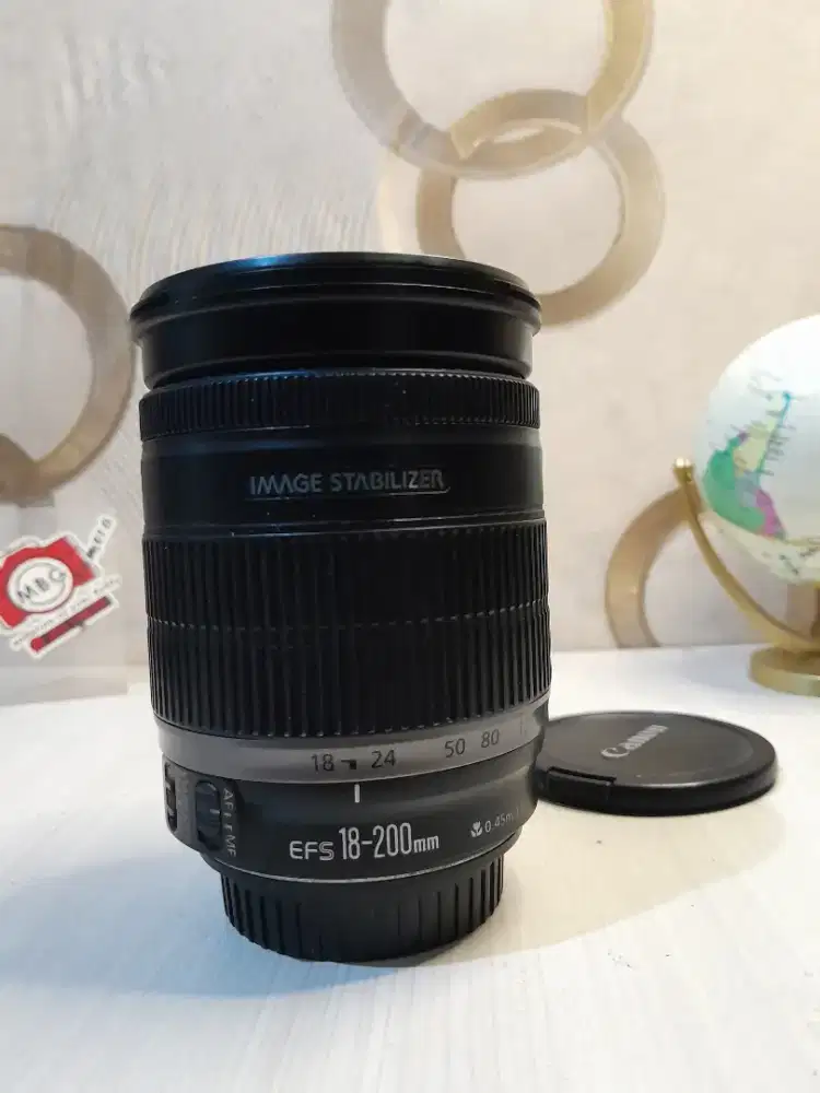 LENSA CANON SAPUJAGAT 18 200 MULUS BERGARANSI