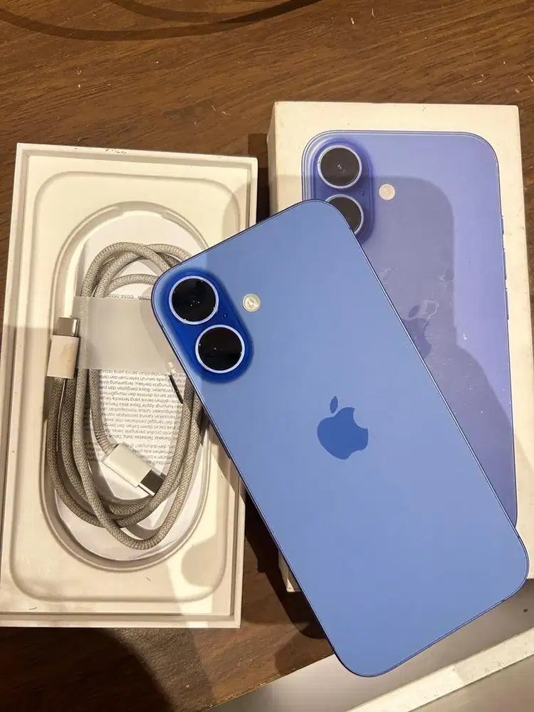 Iphone 16 128 gb Ibox Blue marine Garansi panjang
