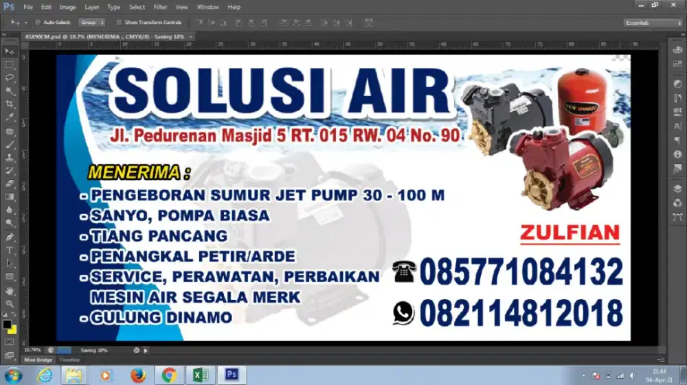 Pengeboran air bergaransi Jakarta