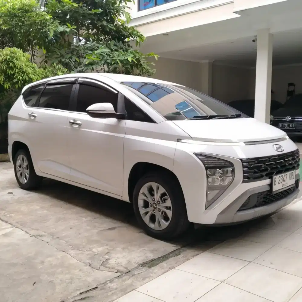 HYUNDAI STARGAZER TREND ESSENTIAL A/T 2024 PUTIH ORIGINAL ISTIMEWA TOP