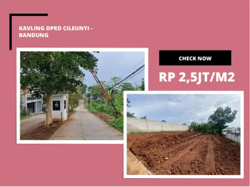 INI ADALAH LOKASI PALING IDEAL UNTUK RUMAH & INVESTASI! Kavling A2 156m² Sisa 1!