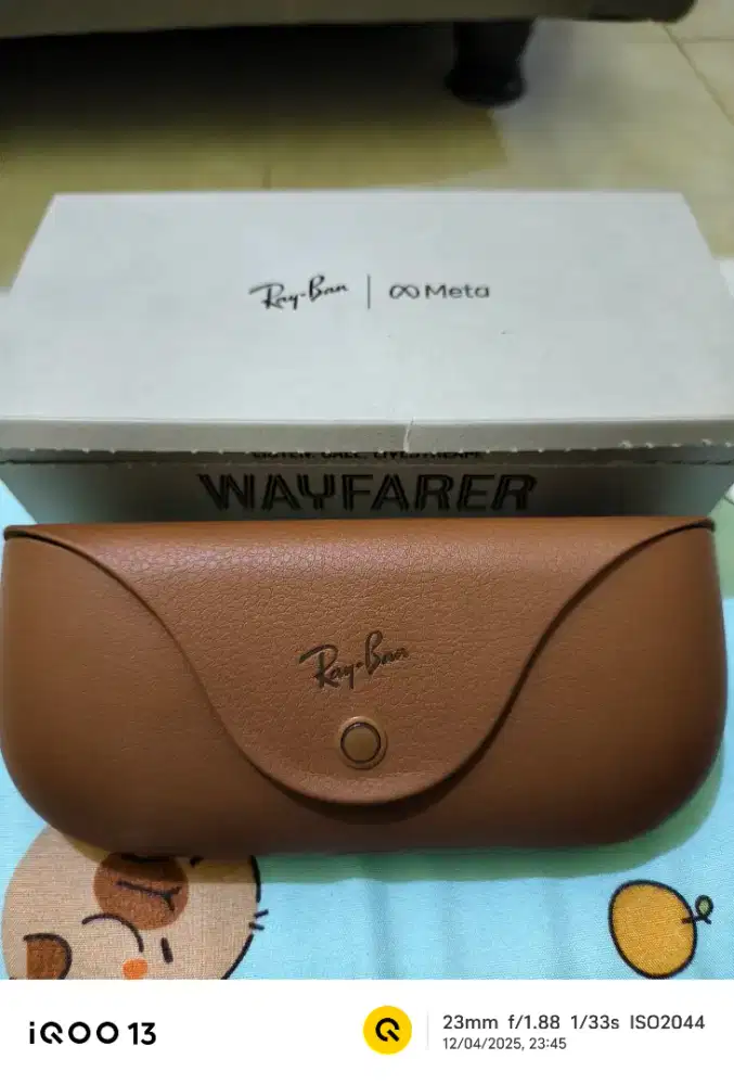 Kacamata Smart Glasses Rayban RB Meta Wayfarer Large Jarang Pakai Ori
