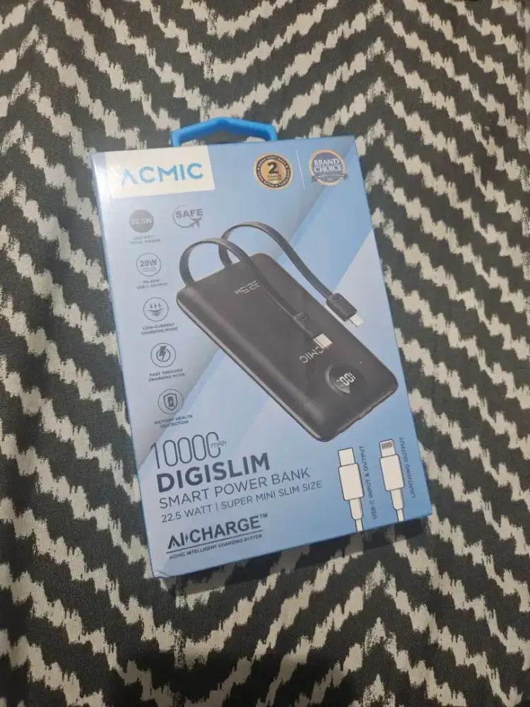 [Baru Dengan Box] ACMIC DIGISLIM 10000mAh
(Real) 22.5W Fast Charging