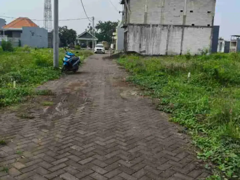 Tanah Pekarangan siap bangun Dekat Pabrik  Bernardi Buduran bisa kredit inhouse tanpa bank