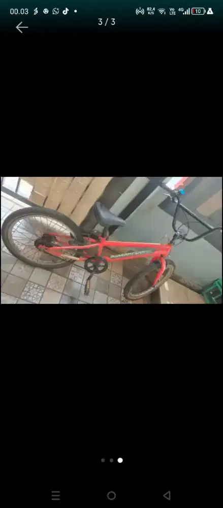 Sepeda bmx anak jumping merah