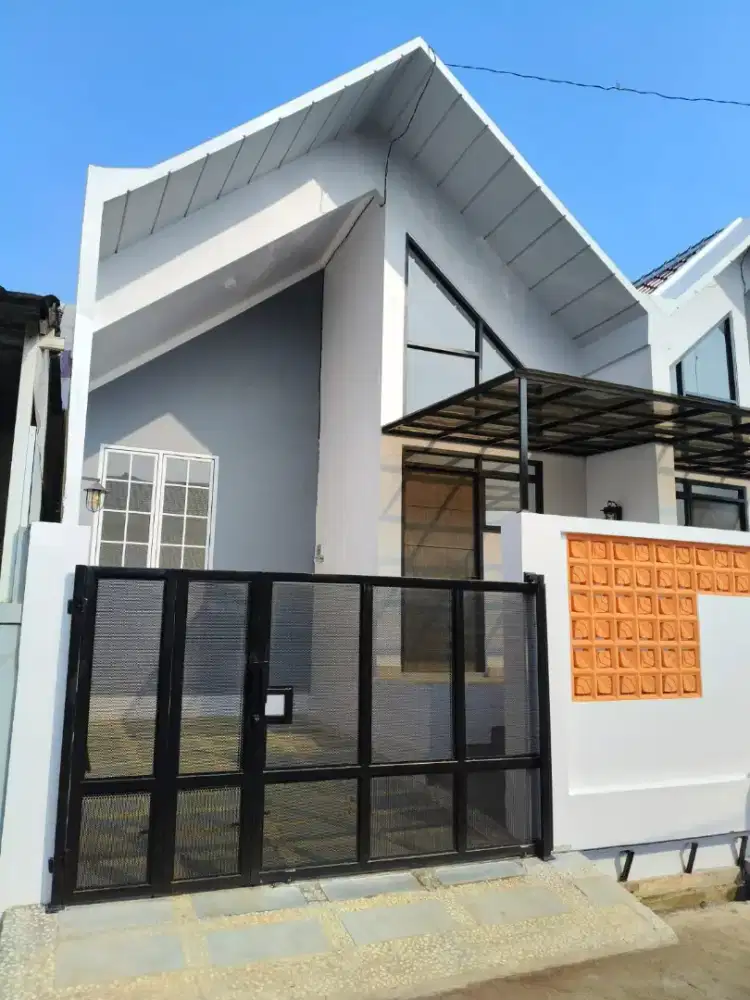 Dikontrakan rumah minimalis, baru selesai dibgn, 2km pintu tol jtwarna