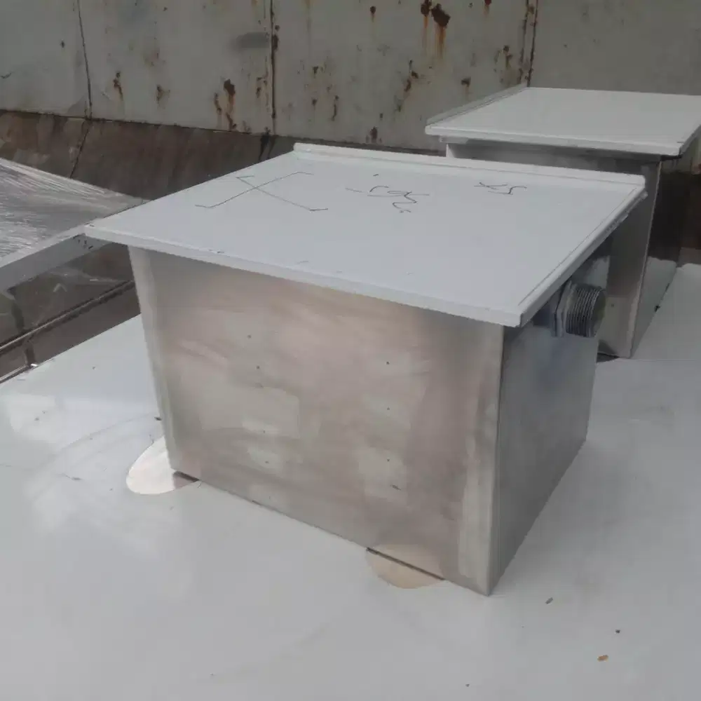 Grease trap stainless / penyaring lemak dan minyak makanan