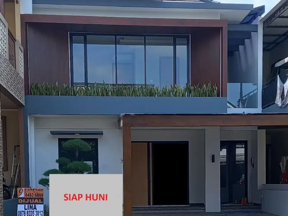 RUMAH DI JUAL- 5 MENIT KE PINTU TOL - 5 MENIT KE SPORT CLUB - 5 MENIT WISATA KULINER - 5 MENIT KE FRESH MARKET