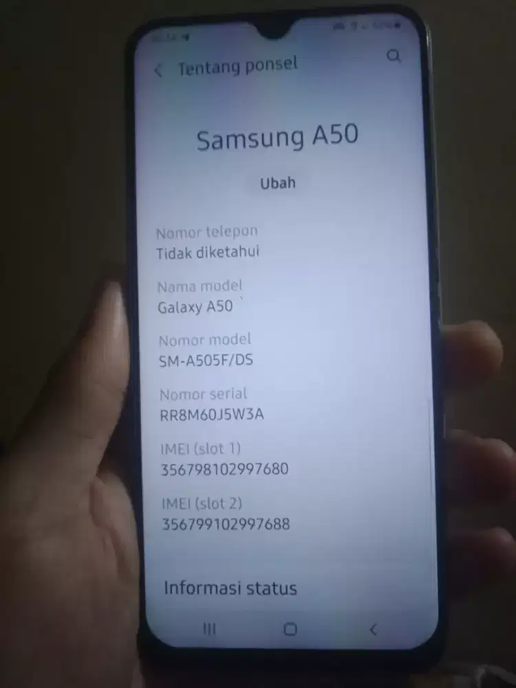 Samsung a50, 4/64. Normal (jual cepat)