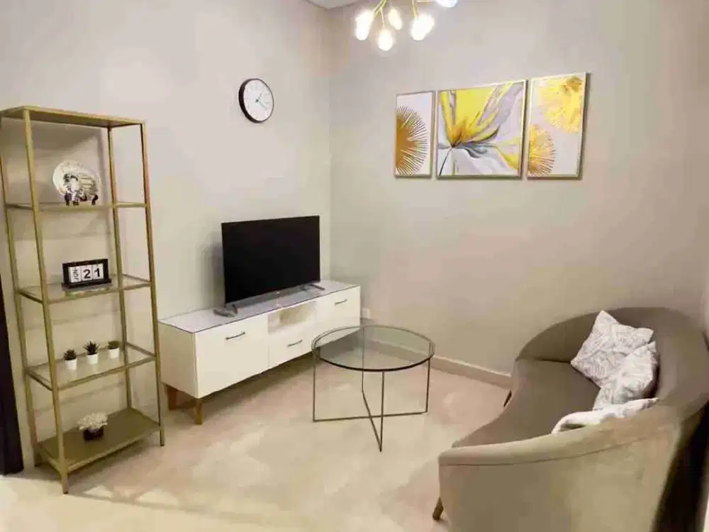 Disewakan Apartemen Sudirman Suites – 1BR Full Furnished, Lokasi Premium!