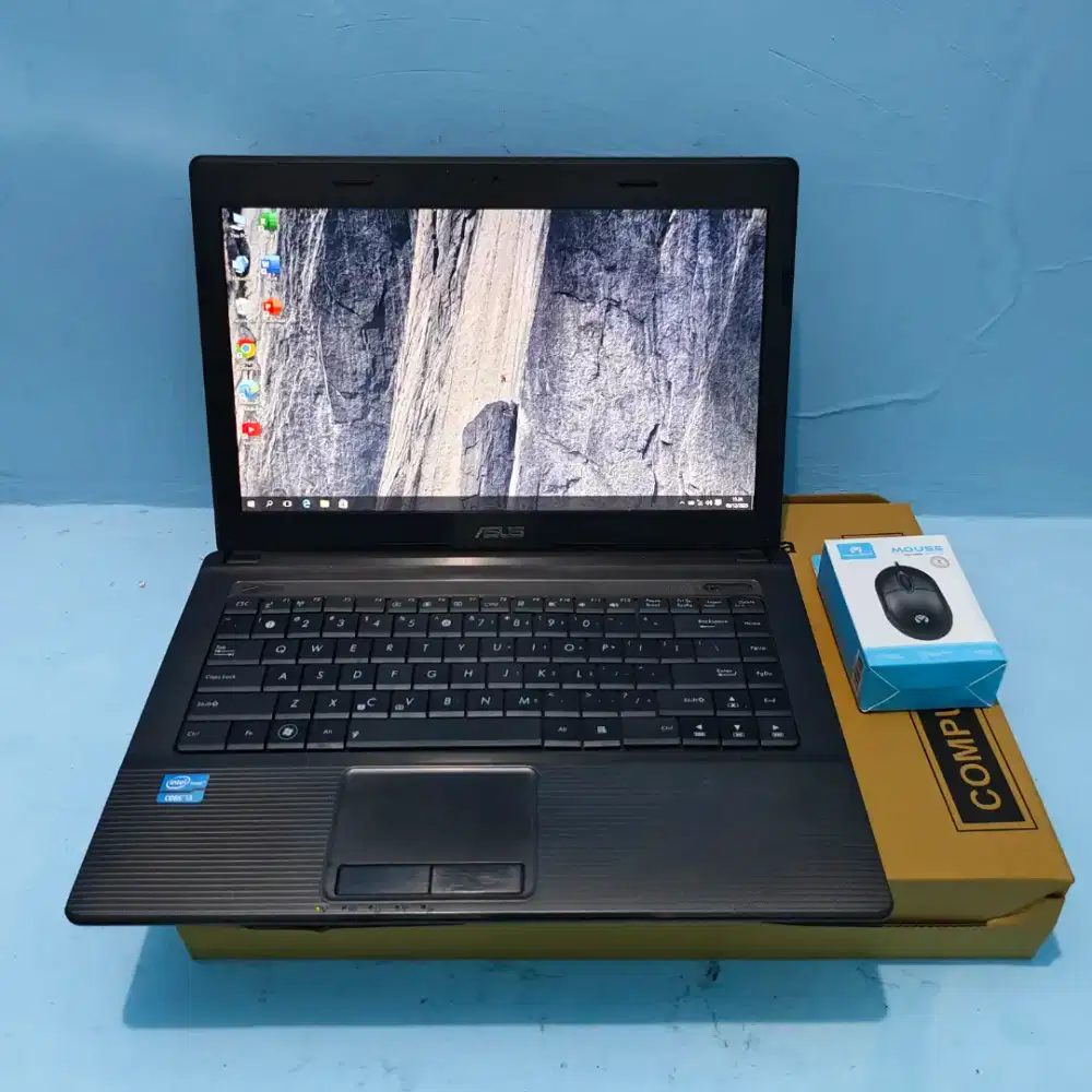 Laptop Asus Core i3 Win10 Siap pakai Bonus mouse
