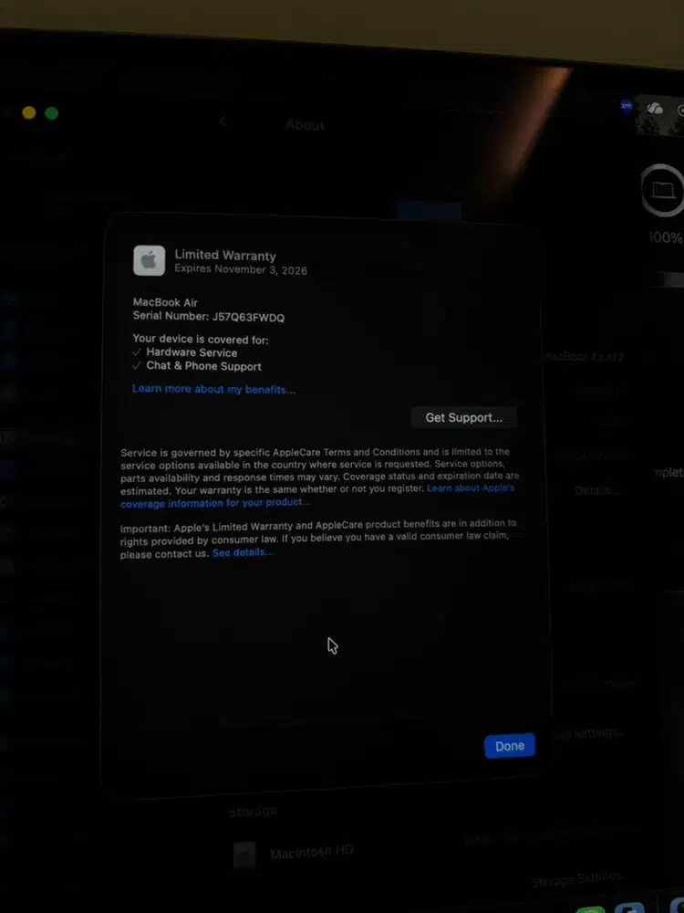 MacBook Air M2 ibox 16GB/256GB 13 inch