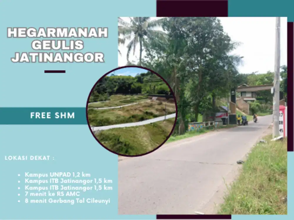 Jalan Kaki ke ITB/IPDN Jatinangor! Kavling Anti-Ribet untuk Investasi Kost Premium