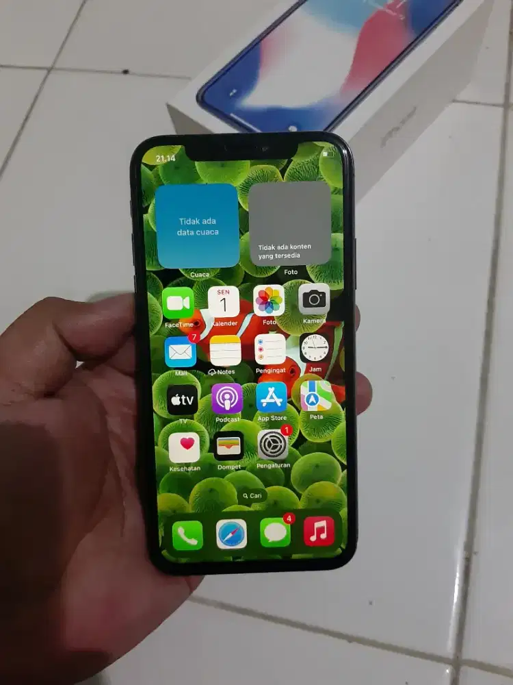 Iphone x 64gb fullset all operator